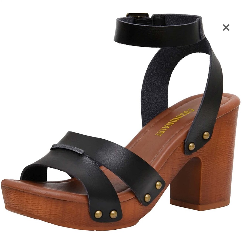 NWT Cushionaire Wooden Heels